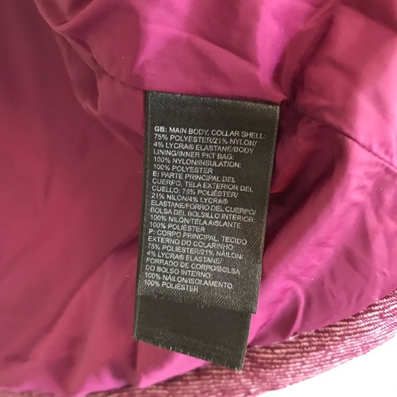 The North Face Pseudio Puff Vest Purple - Picture 6 of 7